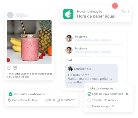 Acompanhe e motive seus pacientes com um aplicativo completo